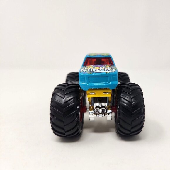 2020 Hot Wheels Monster Trucks RAIJYU Monster Truck 1:64 Demo Doubles (re8) - Picture 2 of 7